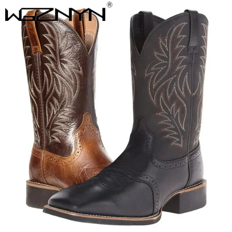 Men High Boots Embroidery Retr - Embroidery Design Free avis et prix