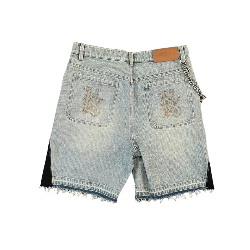 American Retro Denim Shorts Y2 - Embroidery On Jeans avis et prix