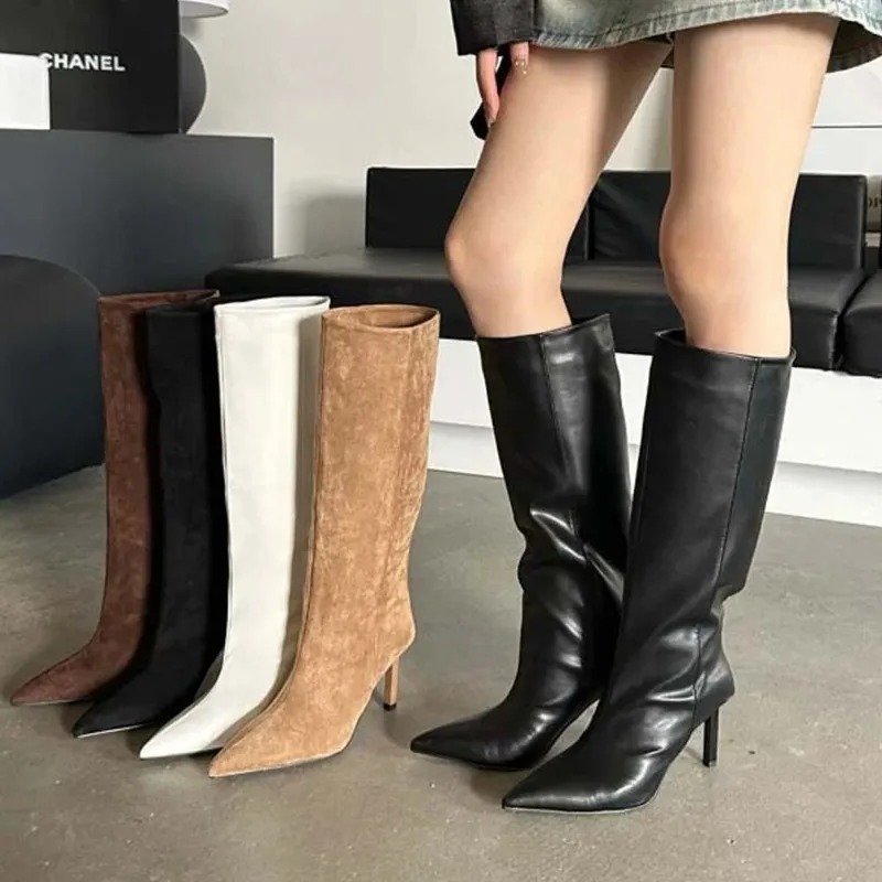 Luxury Women Long Boots Fashio - Embroidery Design Free avis et prix