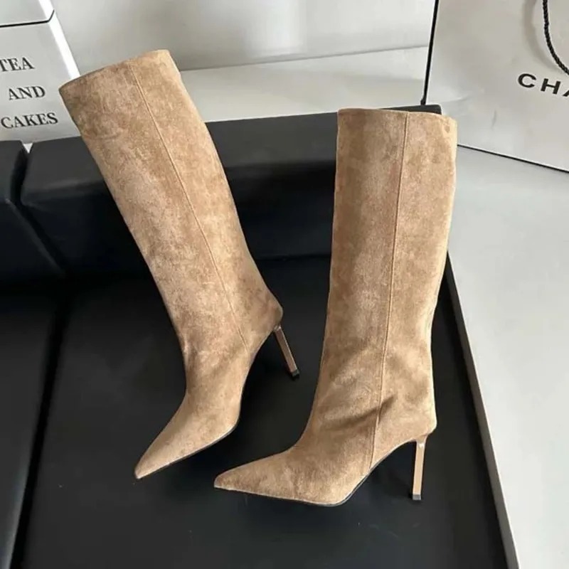 Luxury Women Long Boots Fashio - Embroidery Design Free avis et prix