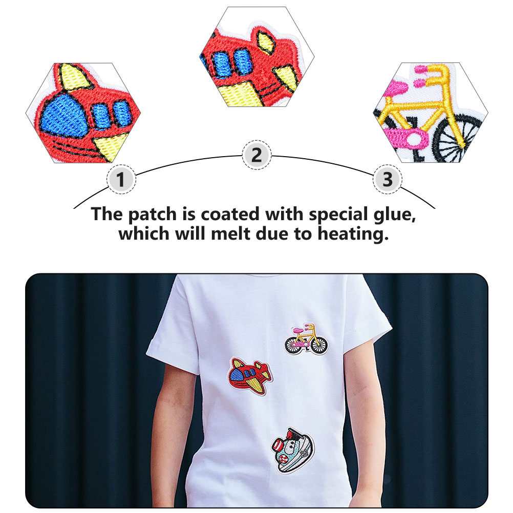 Cartoon Car Cloth Patches Embr - Embroidery On Jeans avis et prix