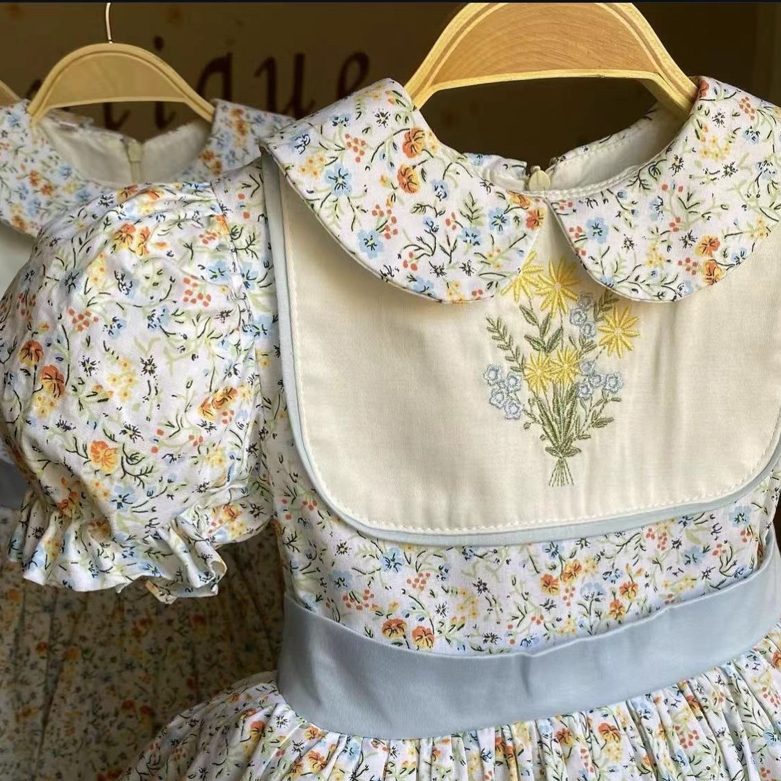 0-12Y Baby Girl Summer Flower  - Embroidery Yellow Dress avis et prix