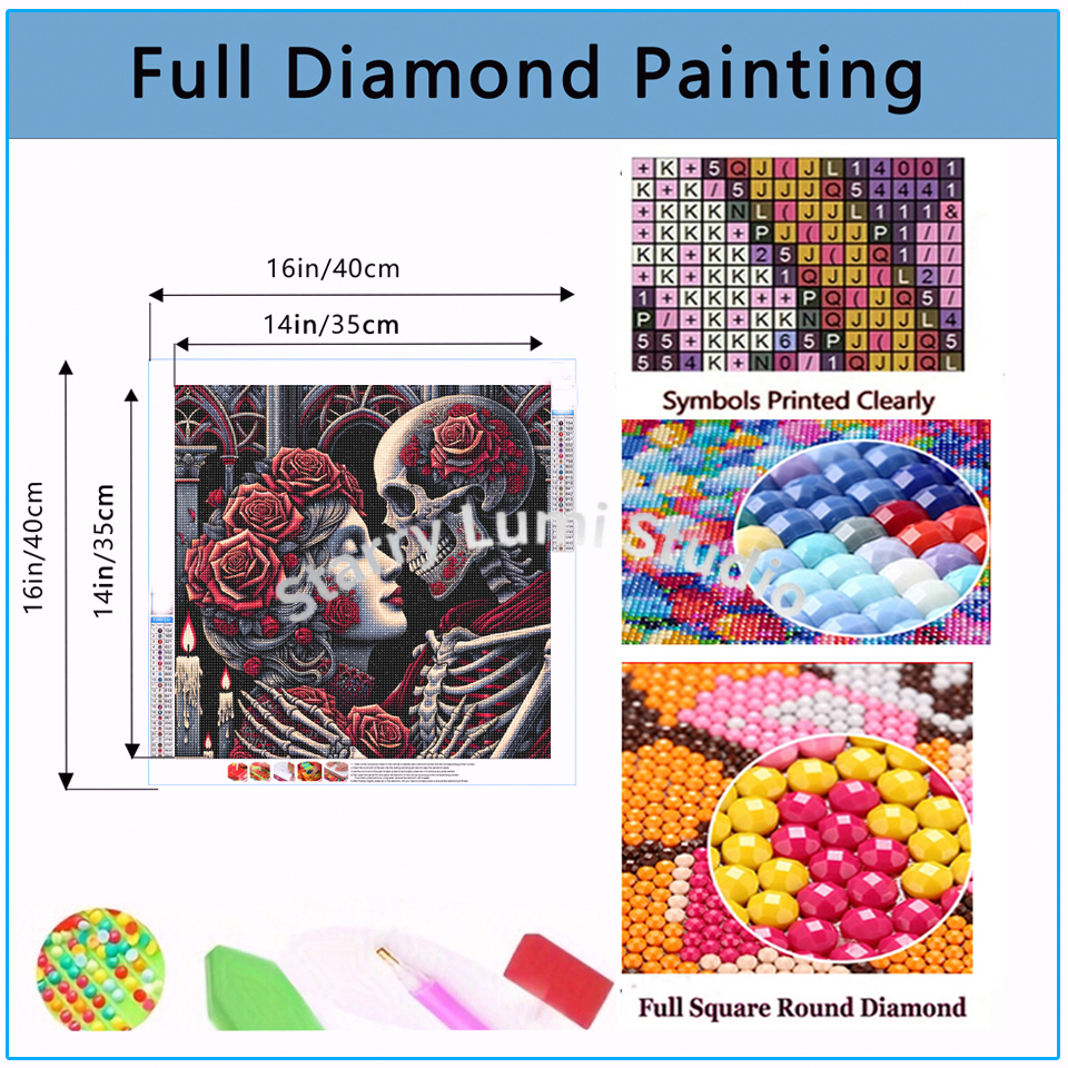 5D Diamond Painting Gothic Lad - Embroidery Gothic avis et prix