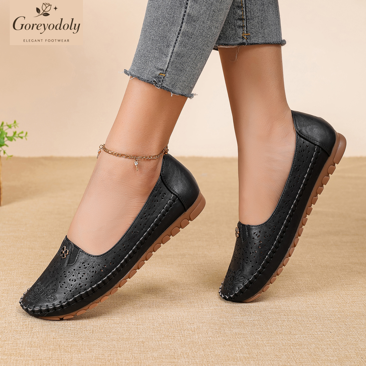 Goreyodoly women loafers flora - Embroidery Design Free avis et prix