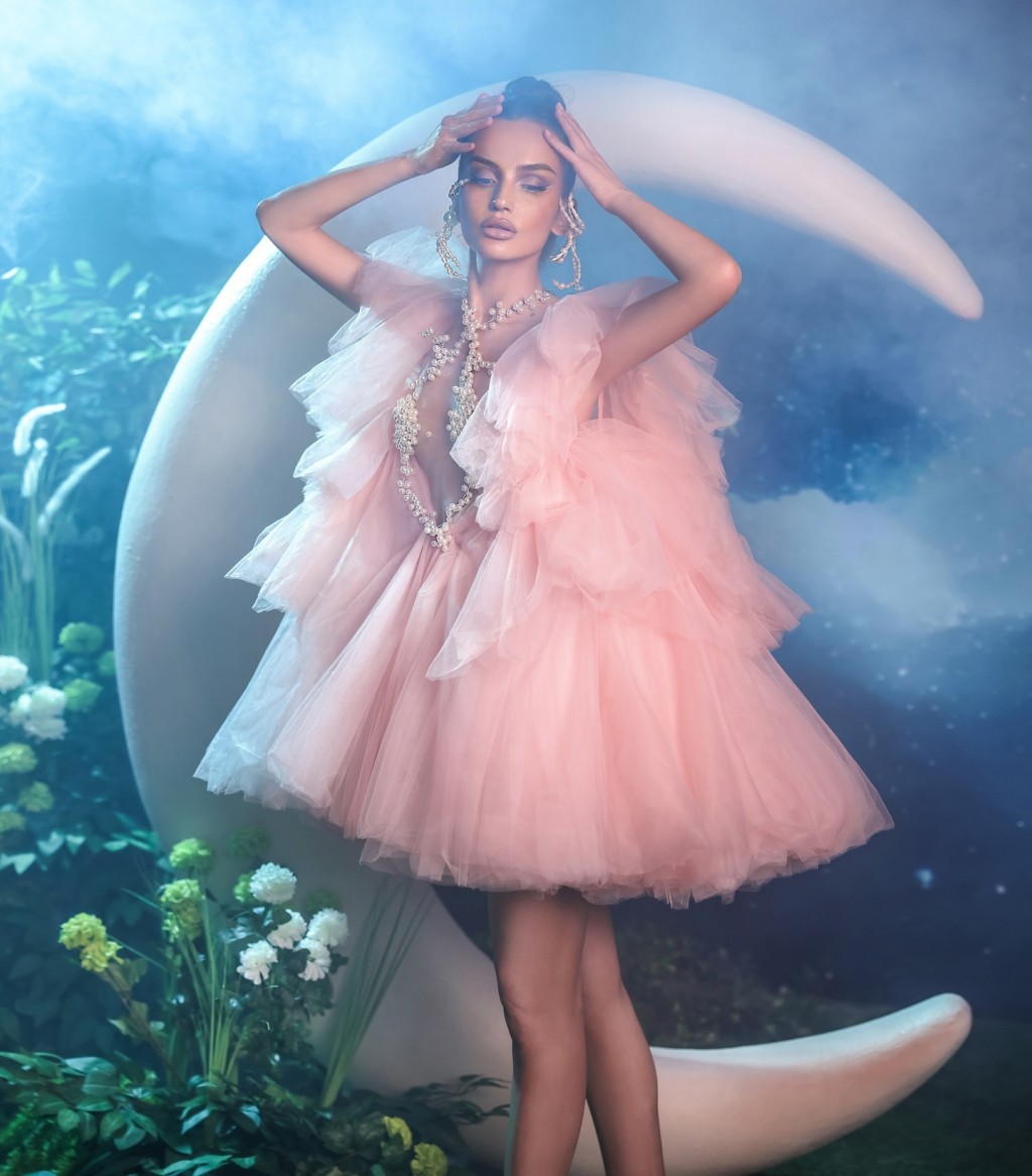 Princess Fairy‑Tulle Gown with - Embroidery Simple avis et prix