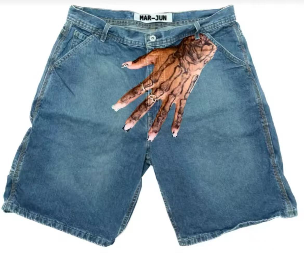 Deeptown Y2k Vintage Harajuku  - Embroidery On Jeans avis et prix