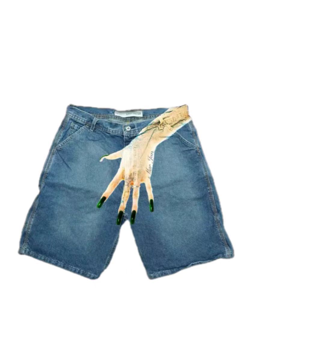 Deeptown Y2k Vintage Harajuku  - Embroidery On Jeans avis et prix