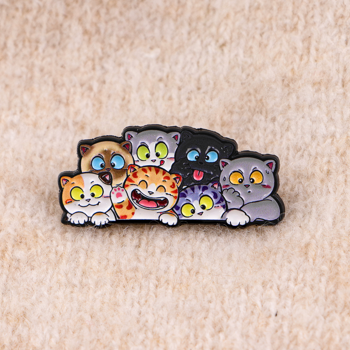 Cute Dinosaur Enamel Pins Cat  - Embroidery Illustration avis et prix