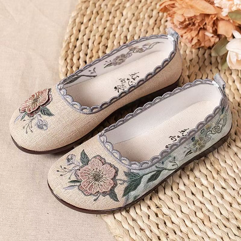 Women Spring Autumn New Flat s - Embroidery Shoes avis et prix
