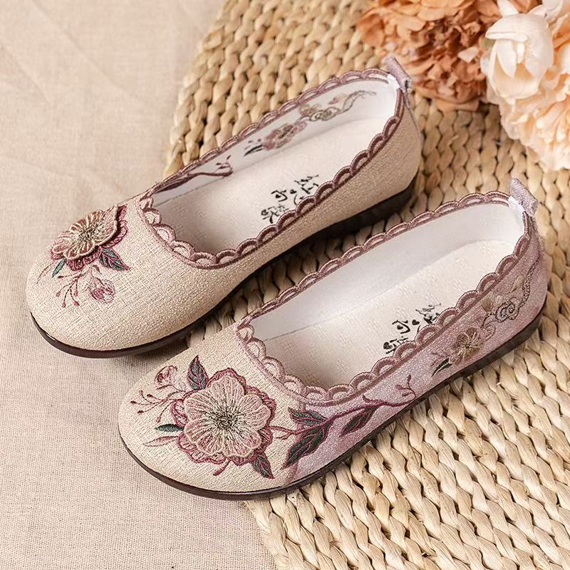 Women Spring Autumn New Flat s - Embroidery Shoes avis et prix