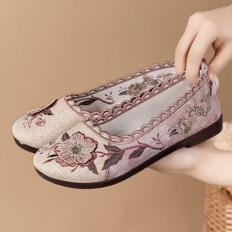 Women Spring Autumn New Flat s - Embroidery Shoes avis et prix