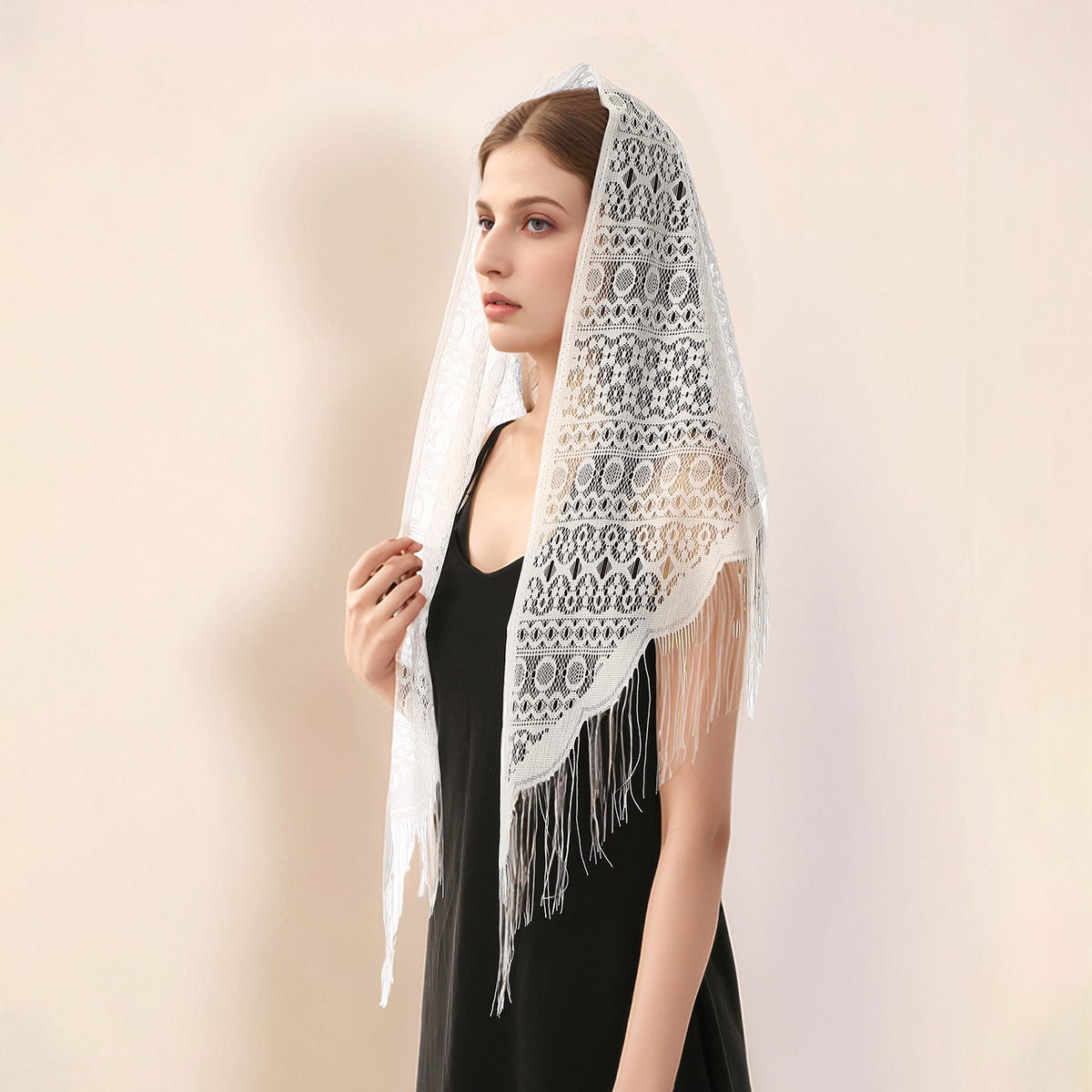 Fashion Lace Embroidery Triang - Embroidery Hijab avis et prix