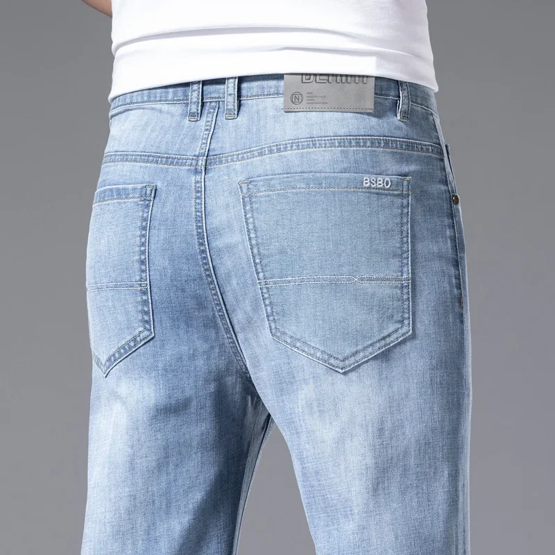 2026 Men's New Straight Casual - Embroidery On Jeans avis et prix