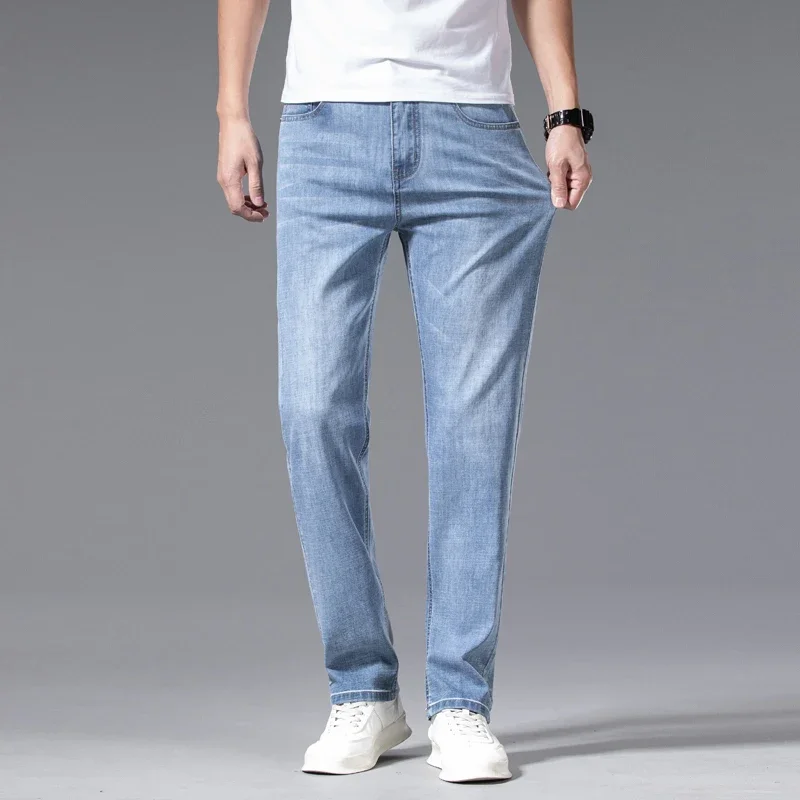 2026 Men's New Straight Casual - Embroidery On Jeans avis et prix