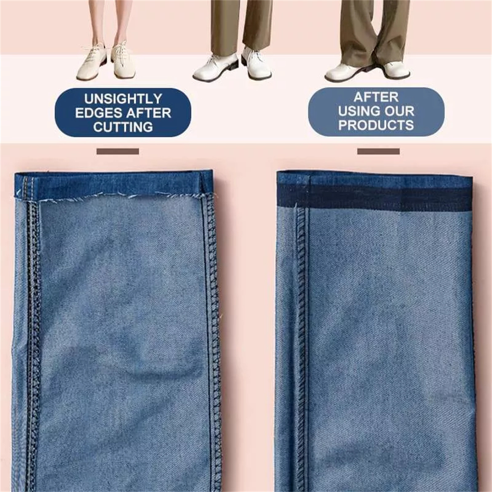 Pants Edge Shorten Self-Adhesi - Embroidery On Jeans avis et prix
