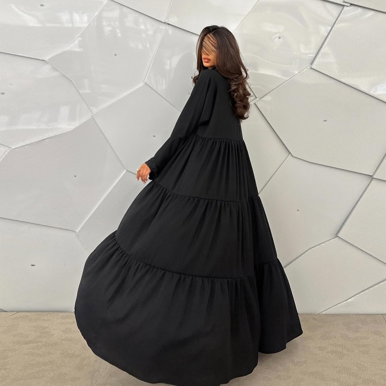 Muslim Hijab Dress Women Flare - Embroidery Hijab avis et prix
