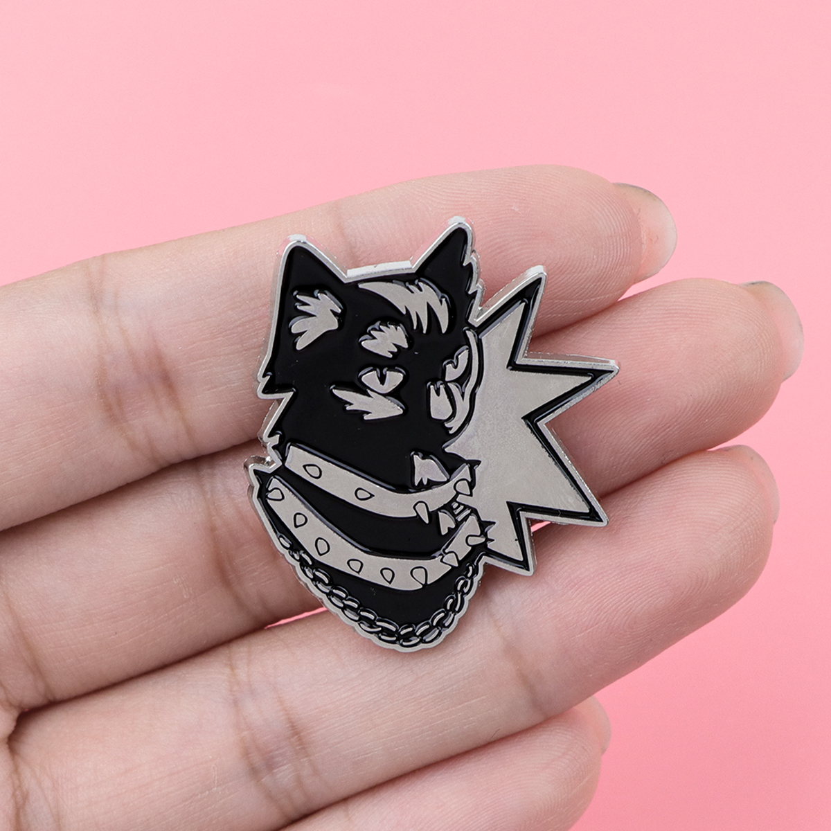 Cute Cat Doctor Enamel Pin Car - Embroidery Illustration avis et prix