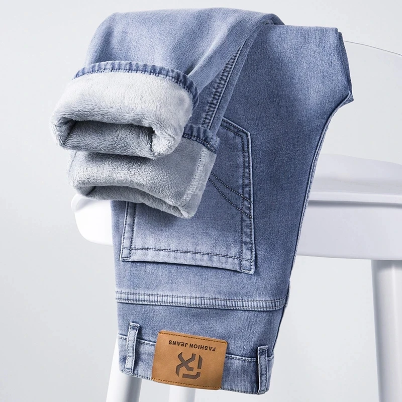 Winter Fleecy Thickened Warm J - Embroidery On Jeans avis et prix