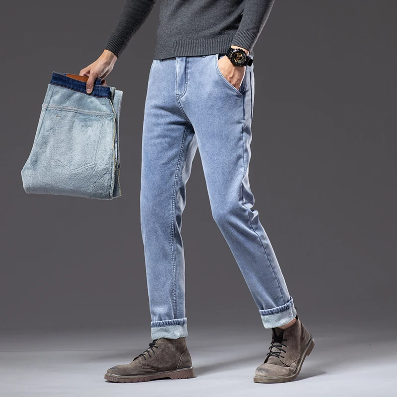 Winter Fleecy Thickened Warm J - Embroidery On Jeans avis et prix