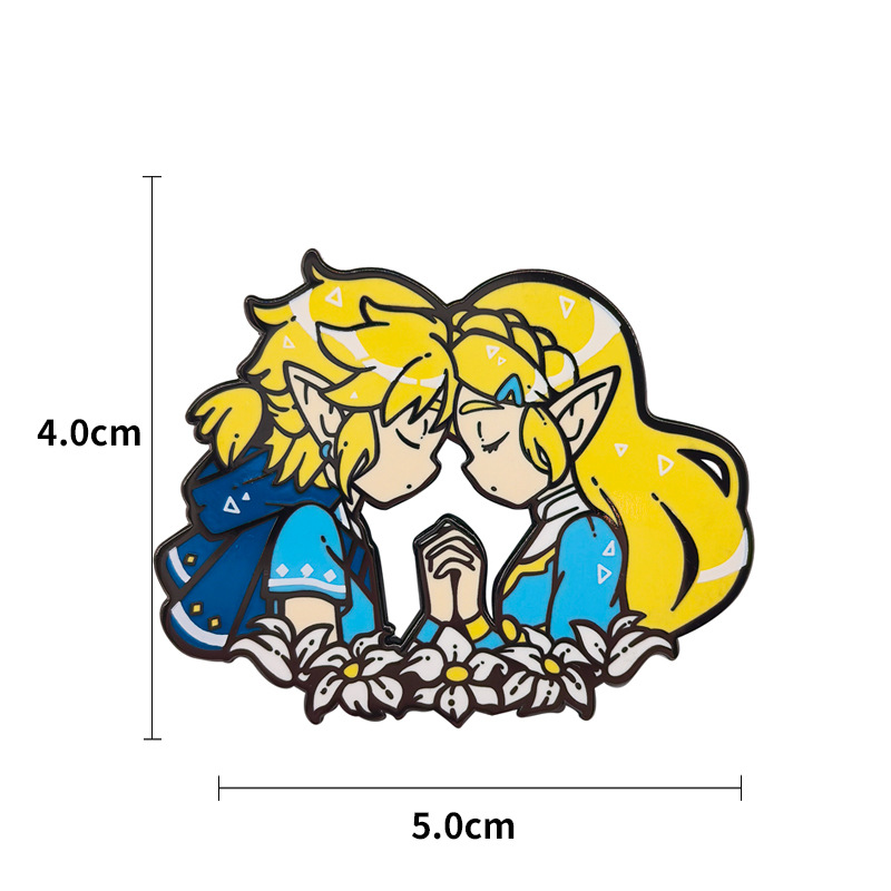 Anime Princess Enamel Pin Cosp - Embroidery Illustration avis et prix