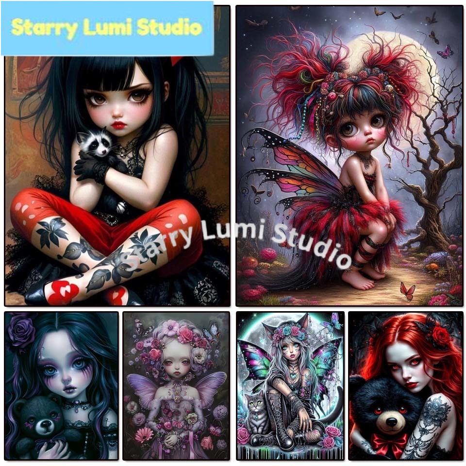 5D Diamond Painting Kit Gothic - Embroidery Gothic avis et prix