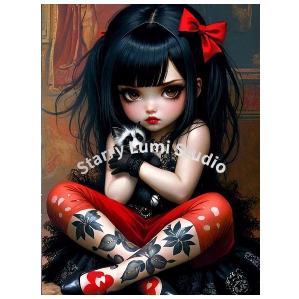 5D Diamond Painting Kit Gothic - Embroidery Gothic avis et prix
