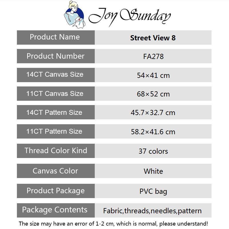 Street View Joy Sunday Cross S - Embroidery Job avis et prix