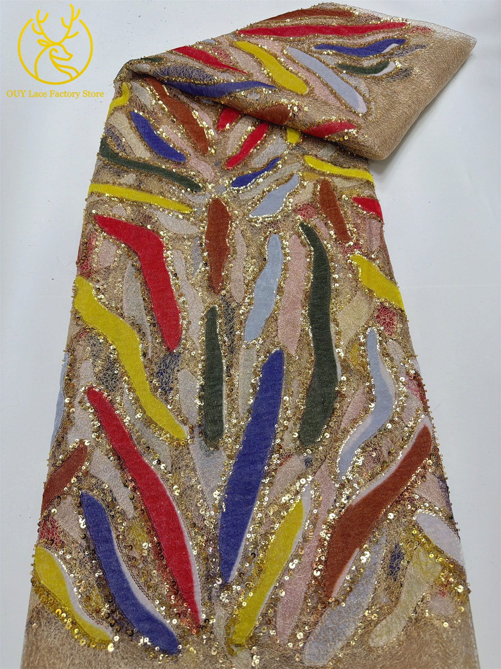 Golden Yellow French Tulle Emb - Embroidery Yellow Dress avis et prix