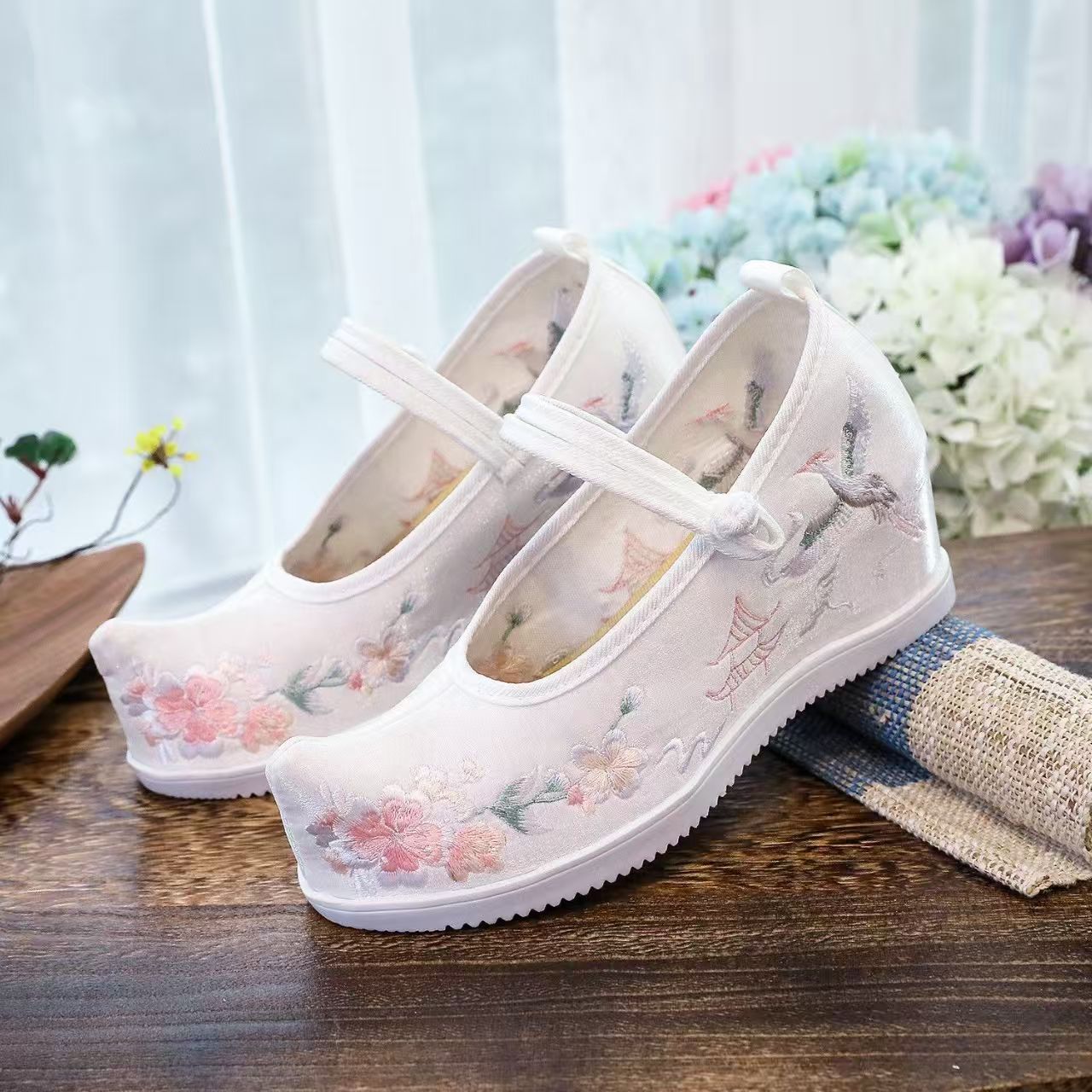 Women Increased Internal Embro - Embroidery Shoes avis et prix