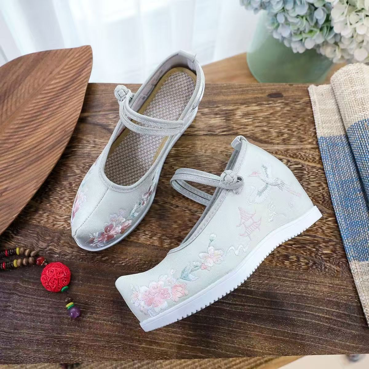 Women Increased Internal Embro - Embroidery Shoes avis et prix