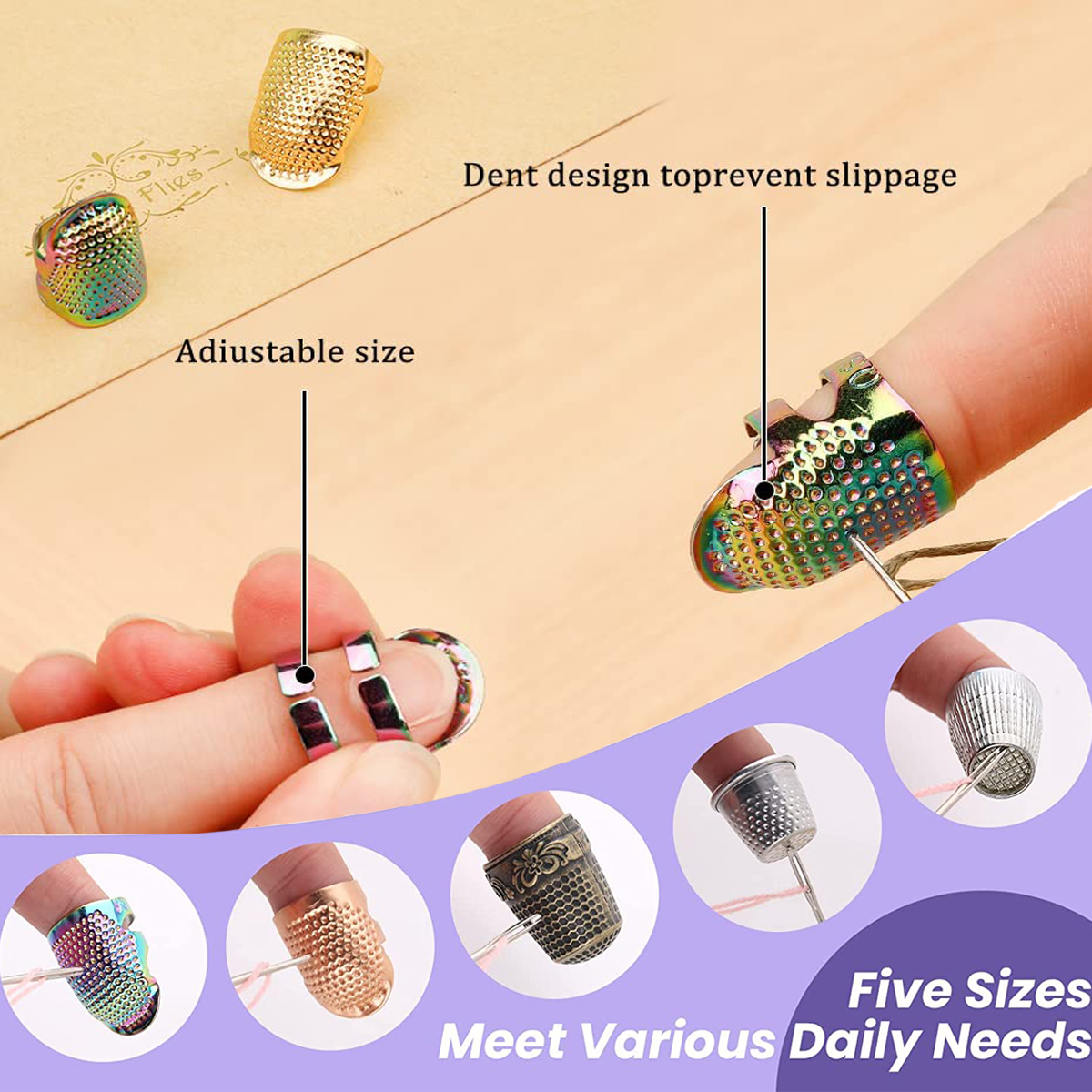 Hand-Working Sewing Thimble Me - Embroidery Job avis et prix