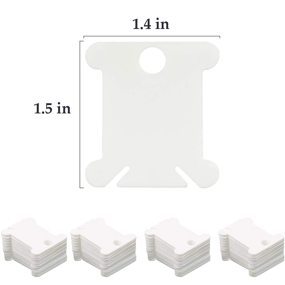 50/100Pcs Plastic Floss Bobbin - Embroidery Tas avis et prix