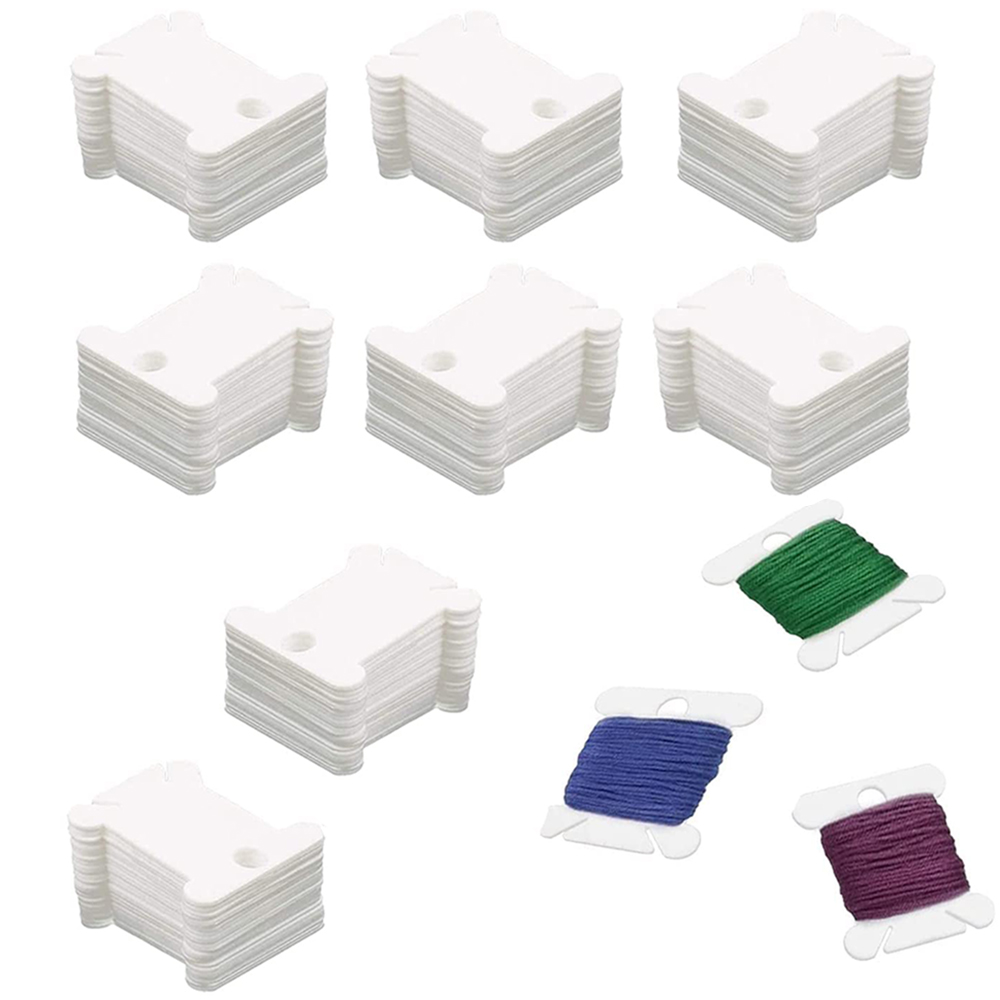 50/100Pcs Plastic Floss Bobbin - Embroidery Tas avis et prix
