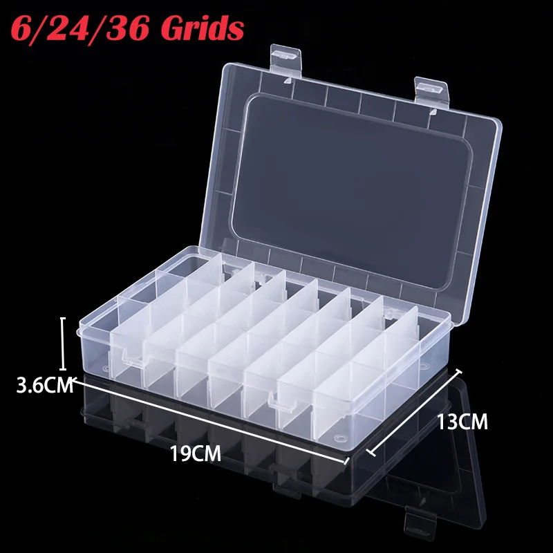 6/24/36 Grids Plastic Storage  - Embroidery Tas avis et prix