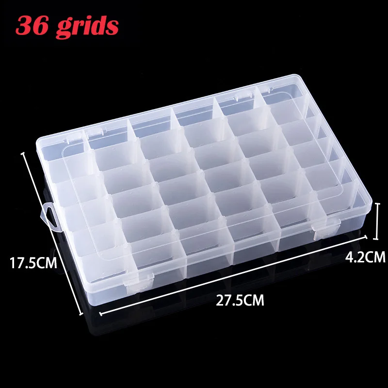 6/24/36 Grids Plastic Storage  - Embroidery Tas avis et prix