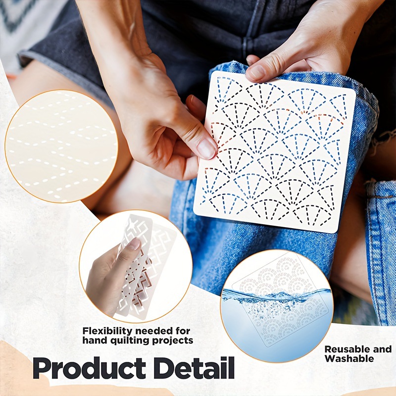 30Pcs Embroidery Templates DIY - Embroidery Yarns avis et prix