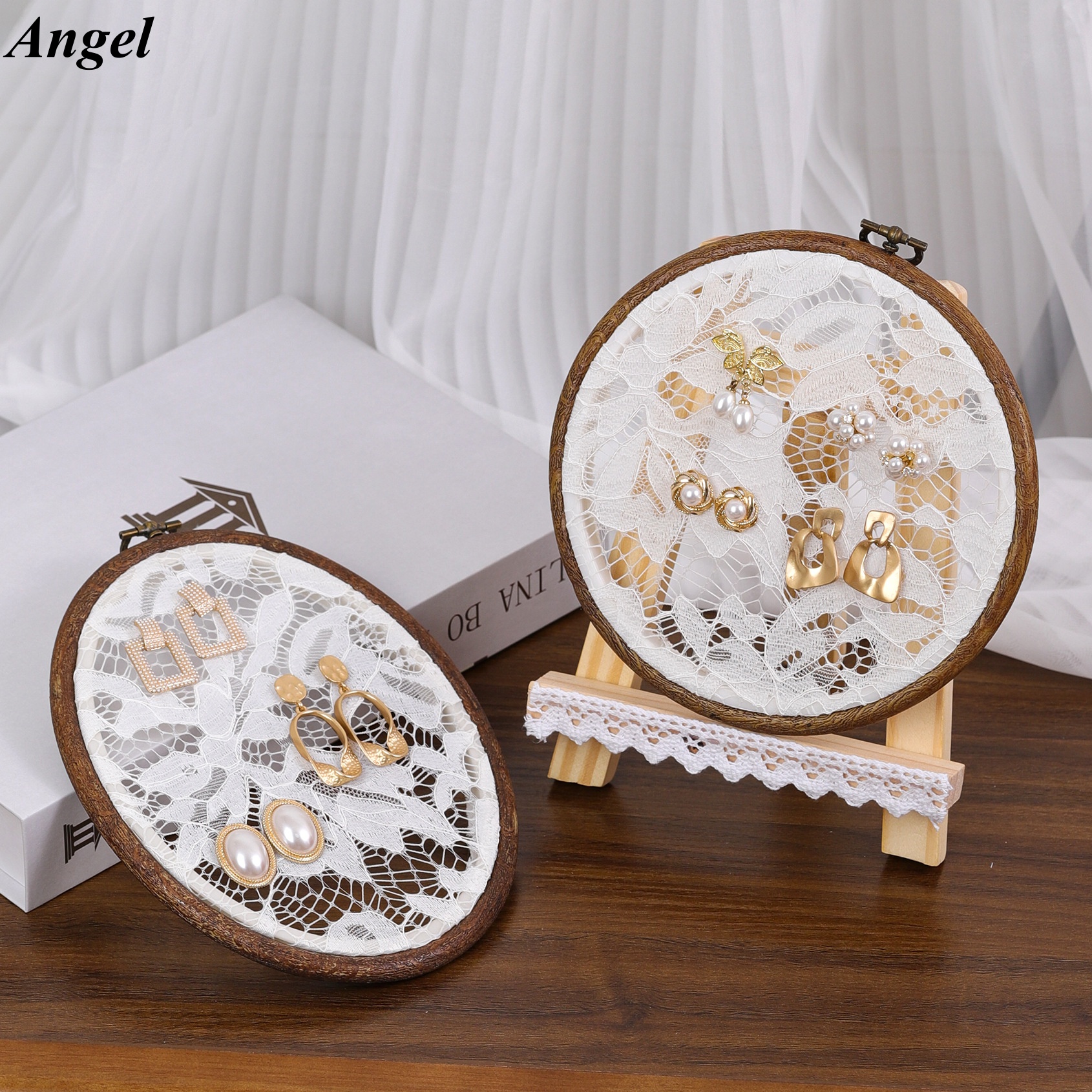 Vintage Lace Embroidery Hoop E - Embroidery Photoshop avis et prix