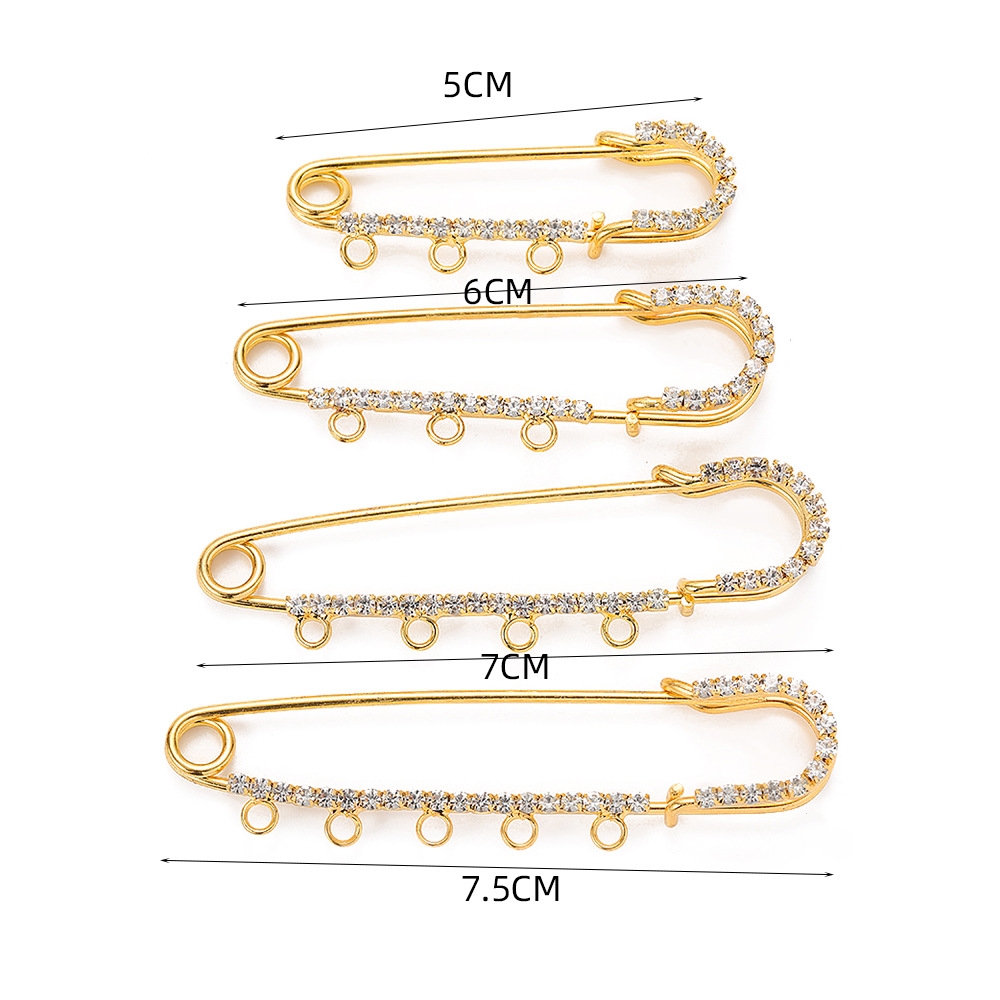 5pcs Rhinestone Charms Safety  - Embroidery Simple avis et prix