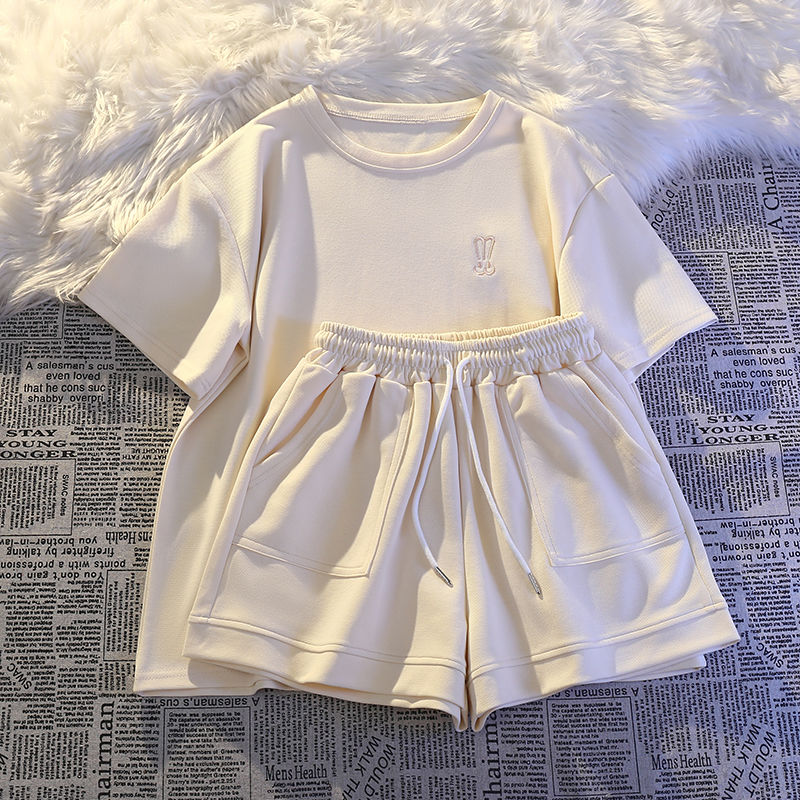 Women Short Sleeve Shorts Spor - Embroidery Uniform avis et prix