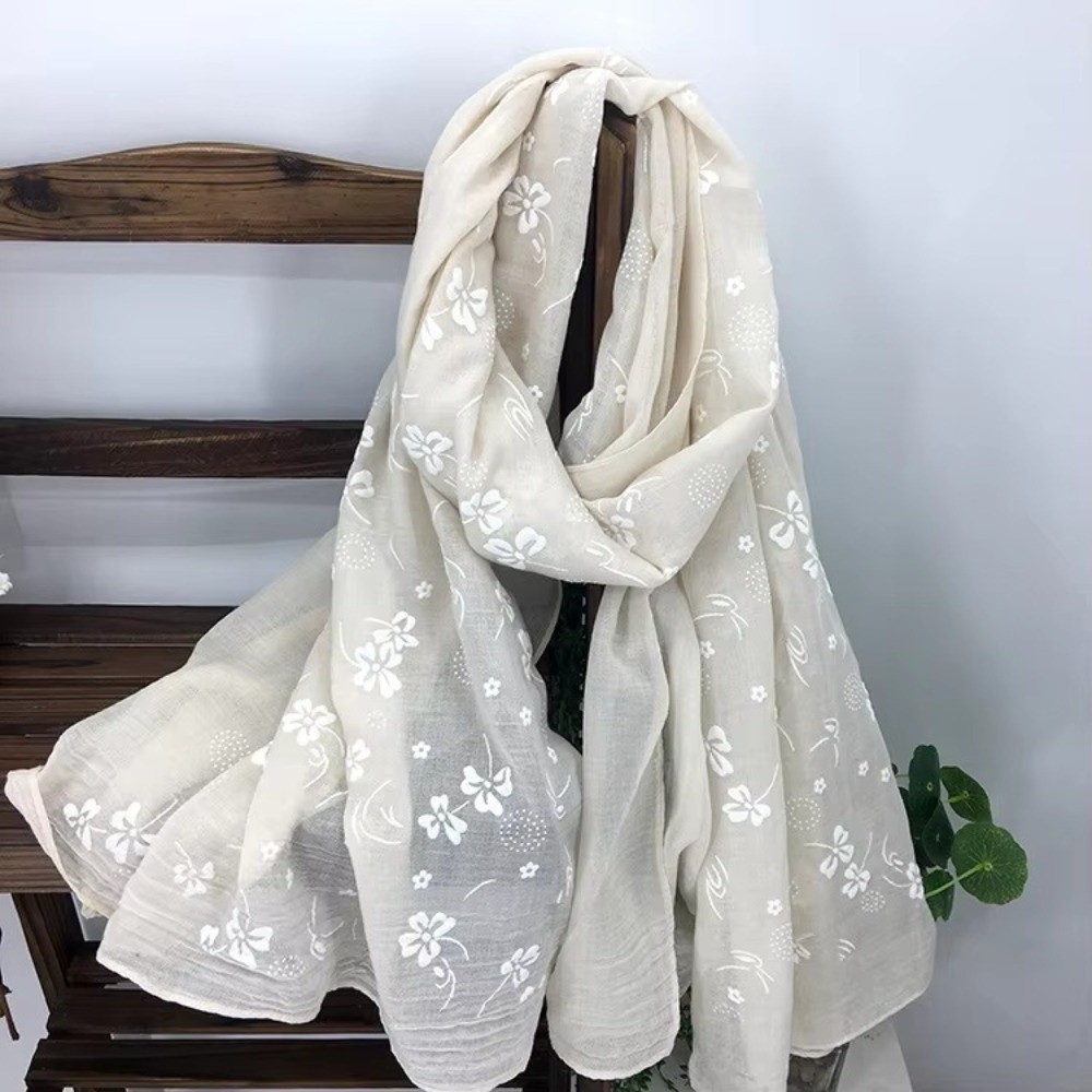 Retro Foulard Hijab Elegant Th - Embroidery Hijab avis et prix