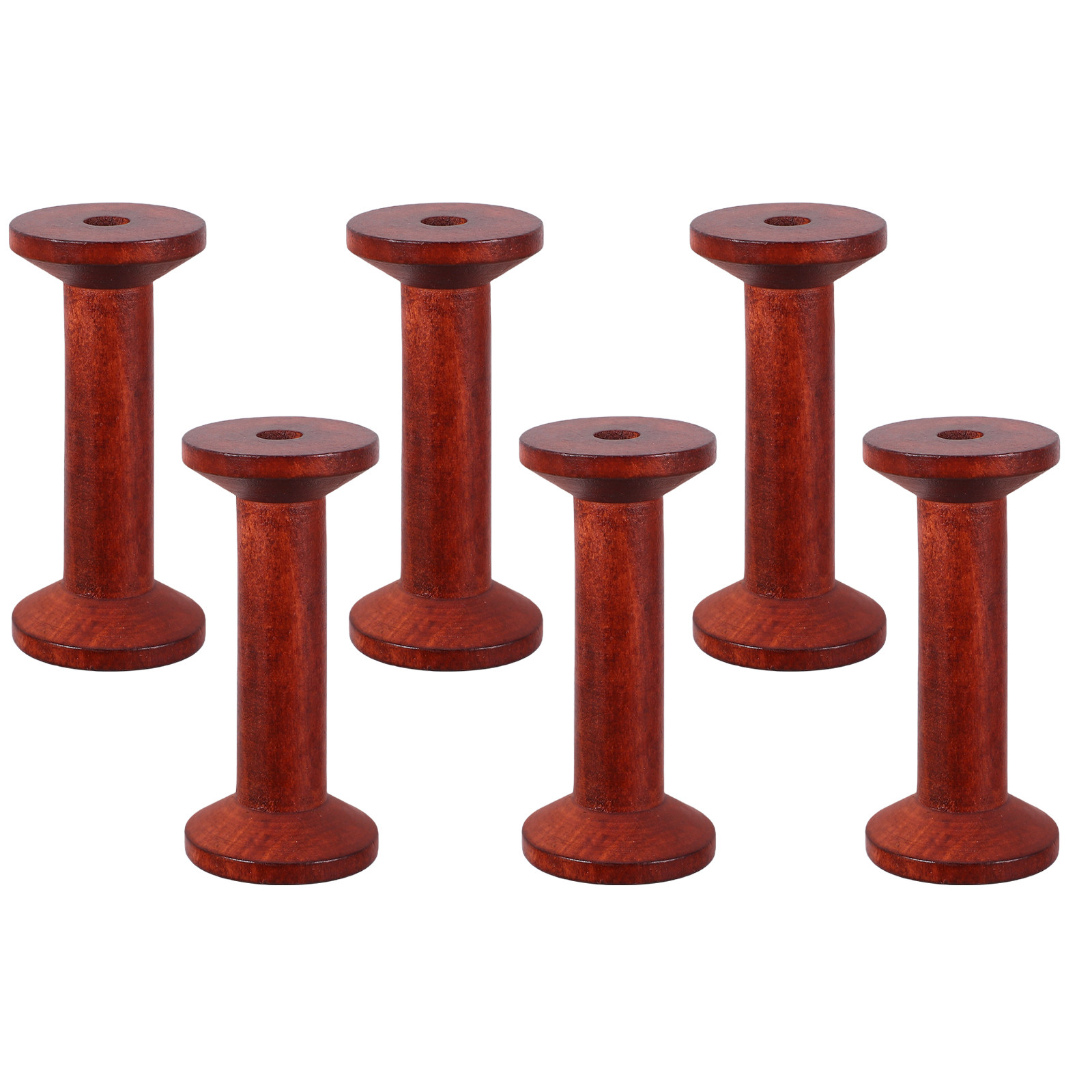 6Pcs Wooden Empty Spools for C - Embroidery Yarns avis et prix