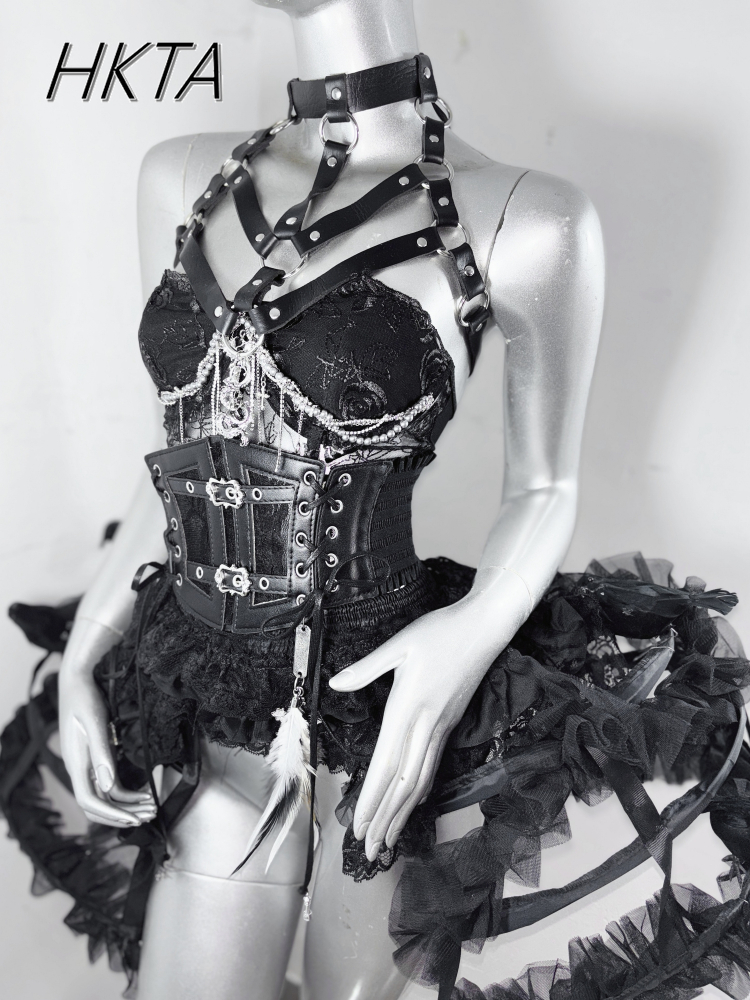 Dark Style Goth Metal Chain Wa - Embroidery Gothic avis et prix