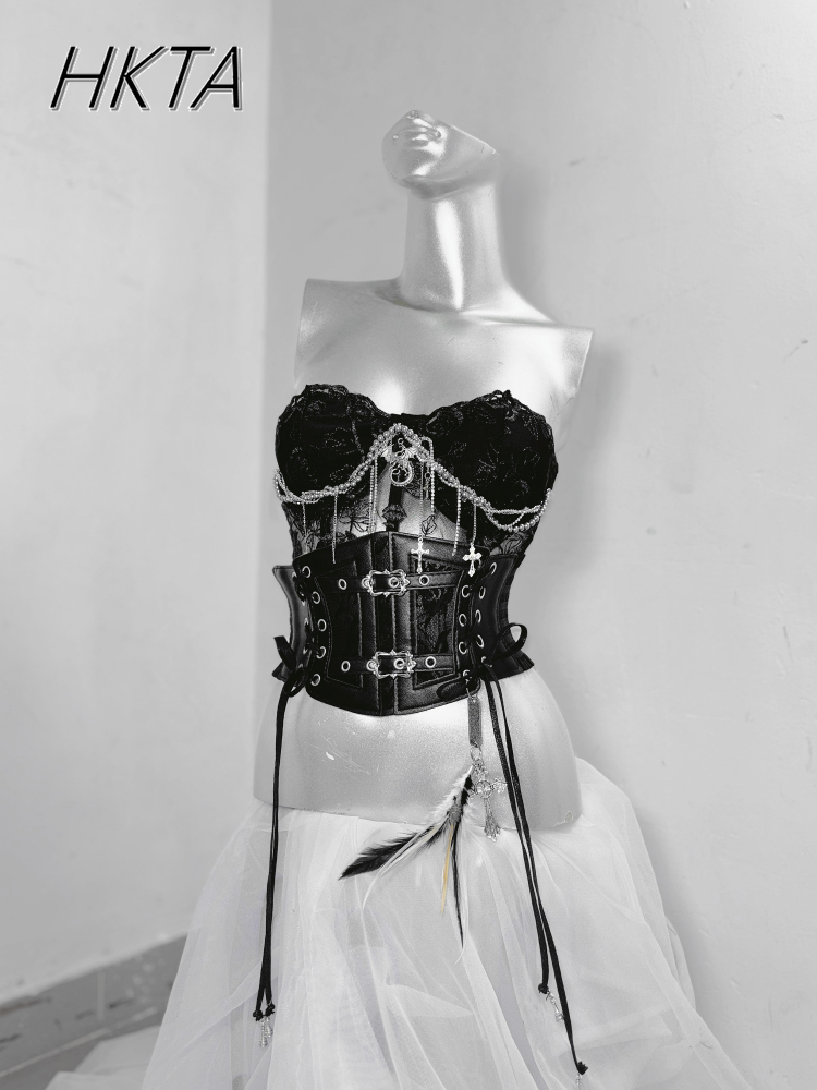 Dark Style Goth Metal Chain Wa - Embroidery Gothic avis et prix