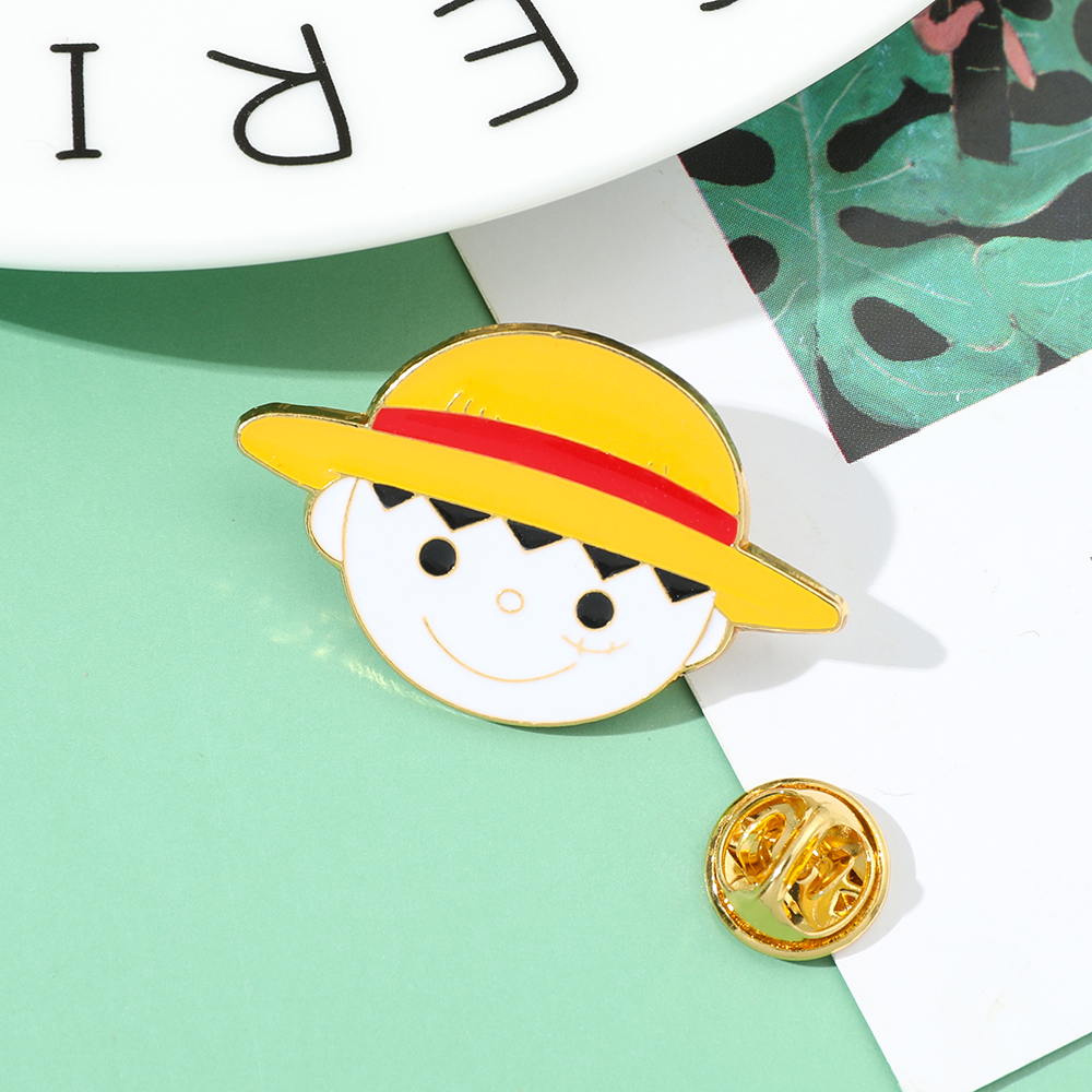 One Piece Brooch Anime Cartoon - Embroidery Illustration avis et prix