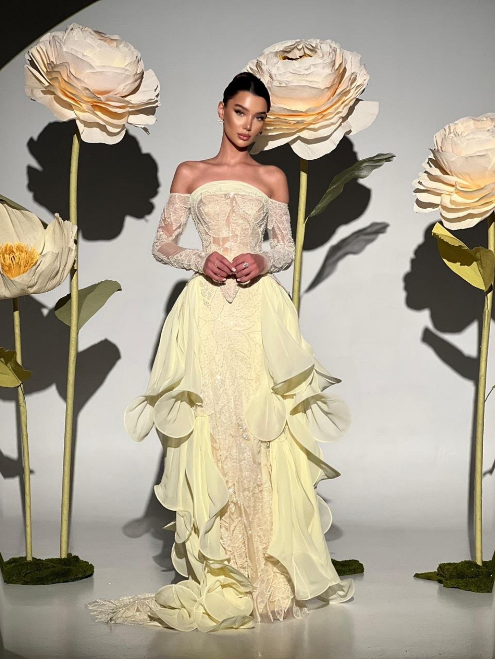 Exquisite Butter Yellow Prom D - Embroidery Yellow Dress avis et prix
