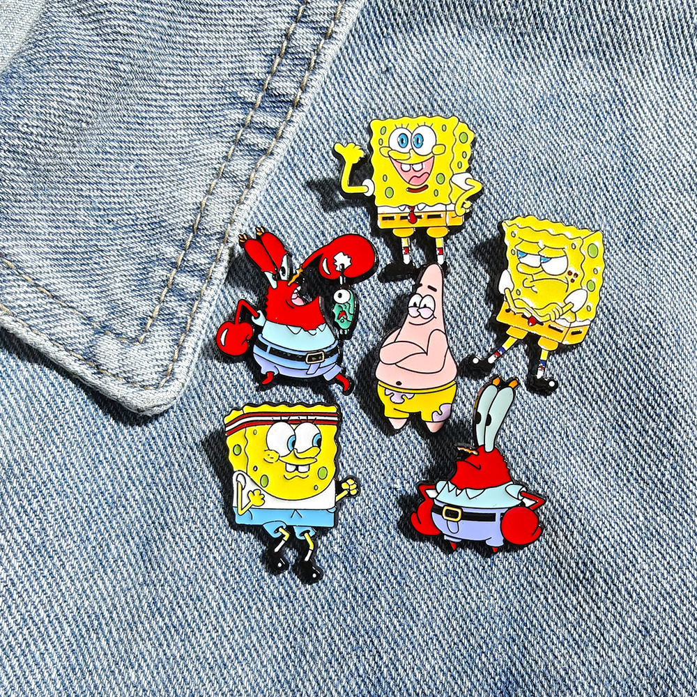 6 Pcs SpongeBob SquarePants An - Embroidery Textile avis et prix