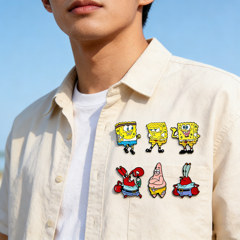 6 Pcs SpongeBob SquarePants An - Embroidery Textile avis et prix