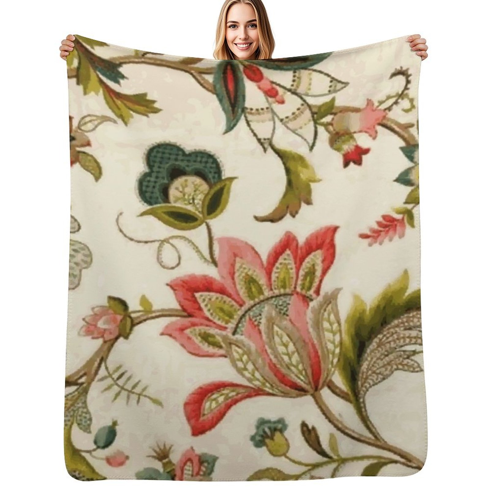 Jacobean Floral Crewel Embroid - Embroidery Vector avis et prix