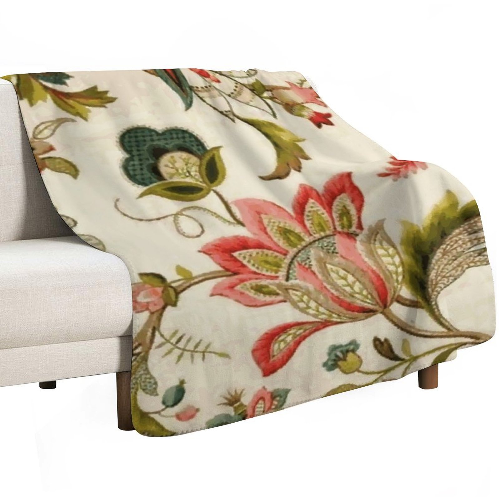 Jacobean Floral Crewel Embroid - Embroidery Vector avis et prix