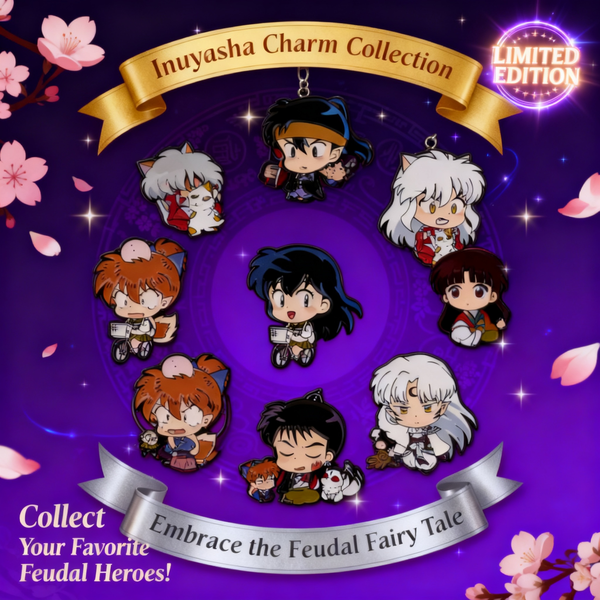 Cartoon Anime Character Enamel - Embroidery Illustration avis et prix